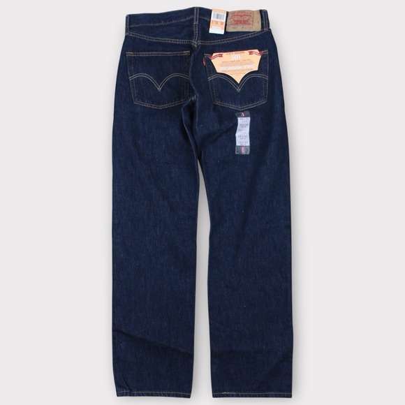 Vintage Levis 501 Men's Deadstock Preshrunk Jeans 32x32 Dark Wash